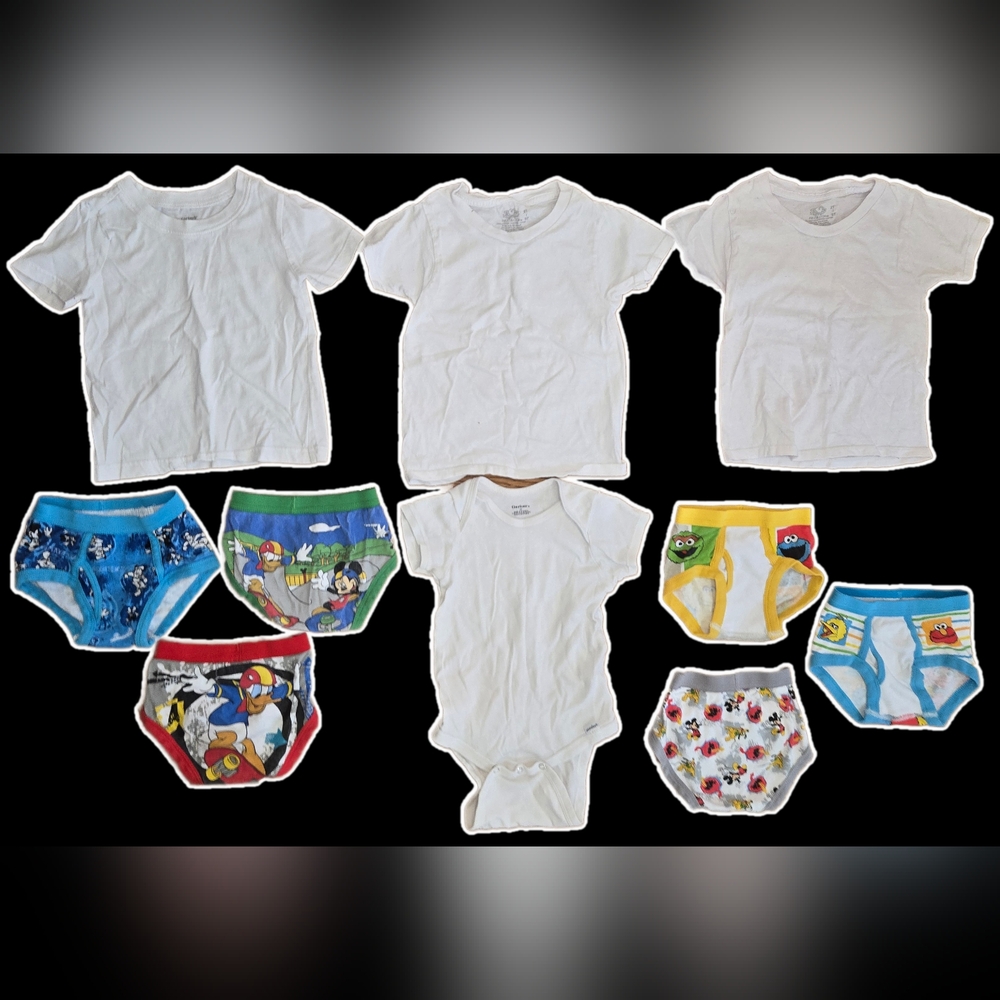 Kids Underwear & Undershirt Bundle